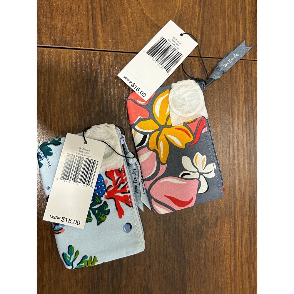 Vera Bradley ID KEYCHAINS SET